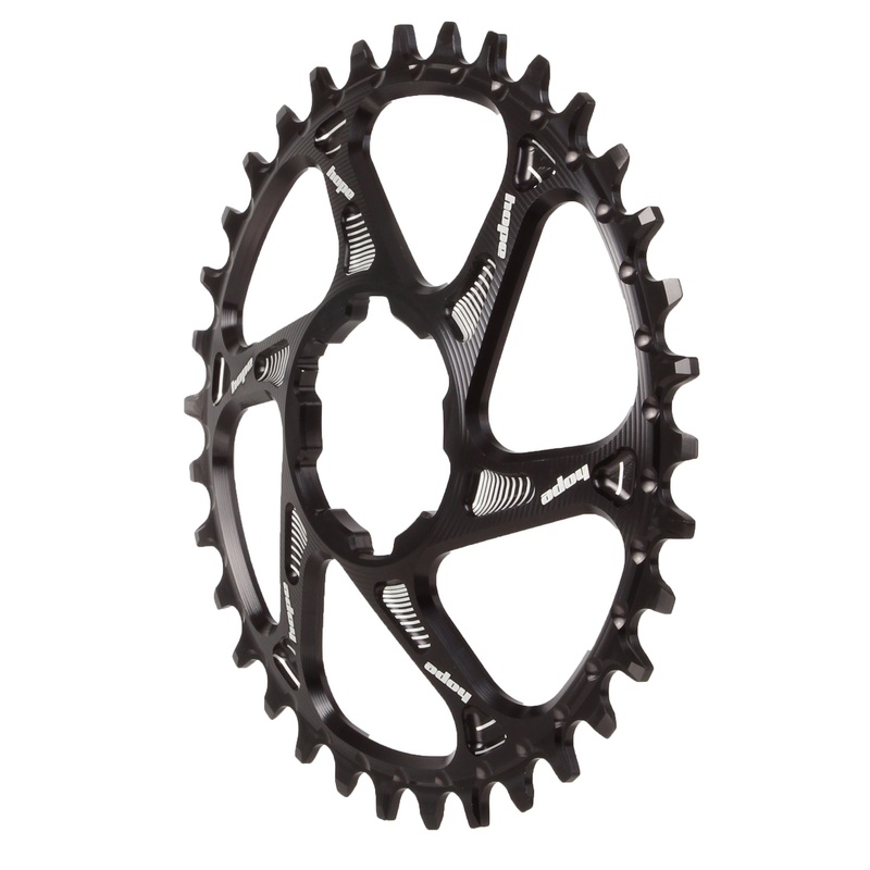 Hope Spiderless Retainer Chainring – 30t Hope Direct Mount R22 Black