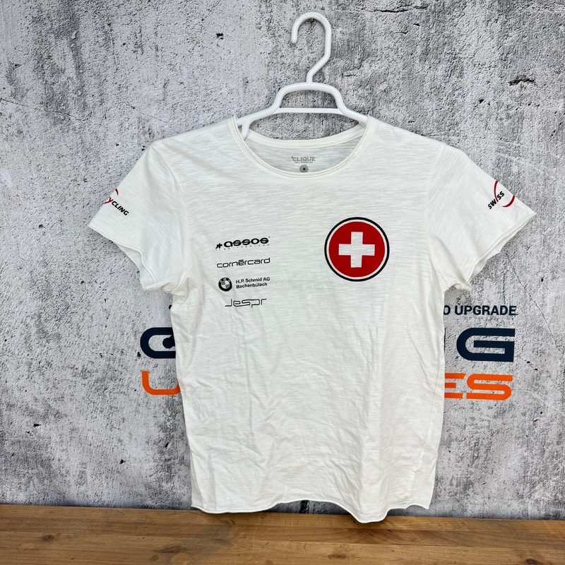 Light Wear! Clique Short Sleeve Men’s Medium Assos Suisse DT Swiss T-Shirt