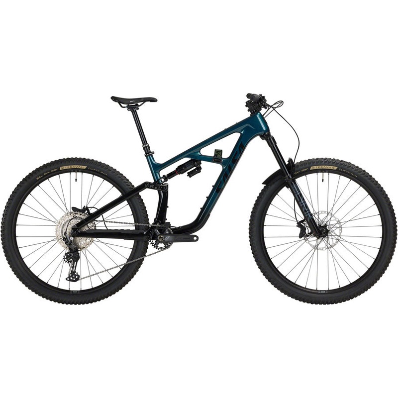 Salsa Blackthorn 145 C Deore 12 Bike – 29″, Carbon, Black / Slate, Large