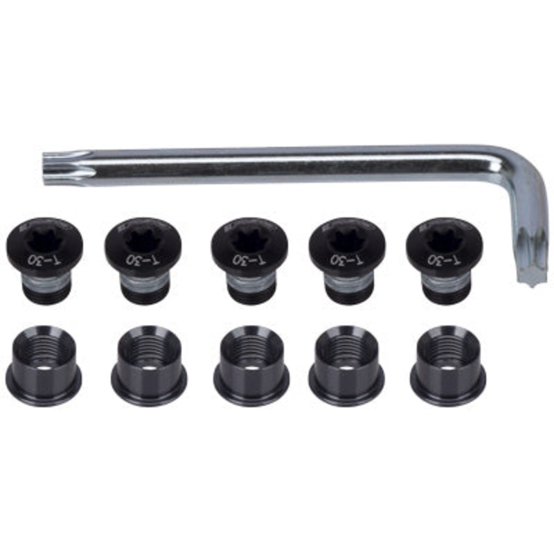 Fsa C/Ring Bolts,Dbl,Alloy,Blk Torx,10 Pcs Torx Chainring Bolts Fsa Chainrings