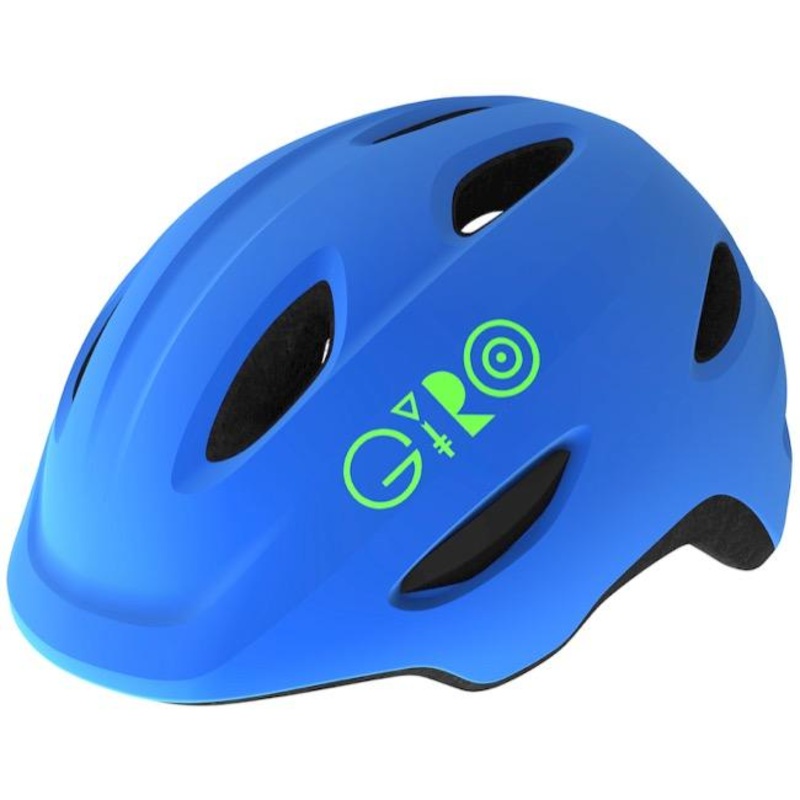 Giro Scamp Child Helmet – Matt Blue-Lime