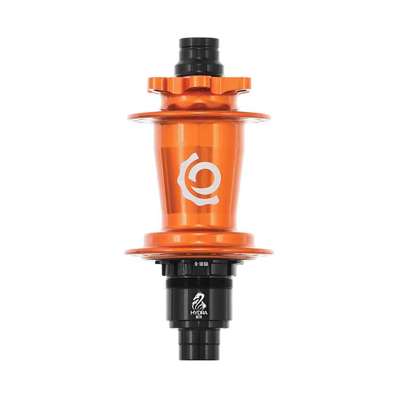 Industry Nine Hydra Classic Rear Hub – 12 x 148mm 6-Bolt Micro Spline Orange 28H