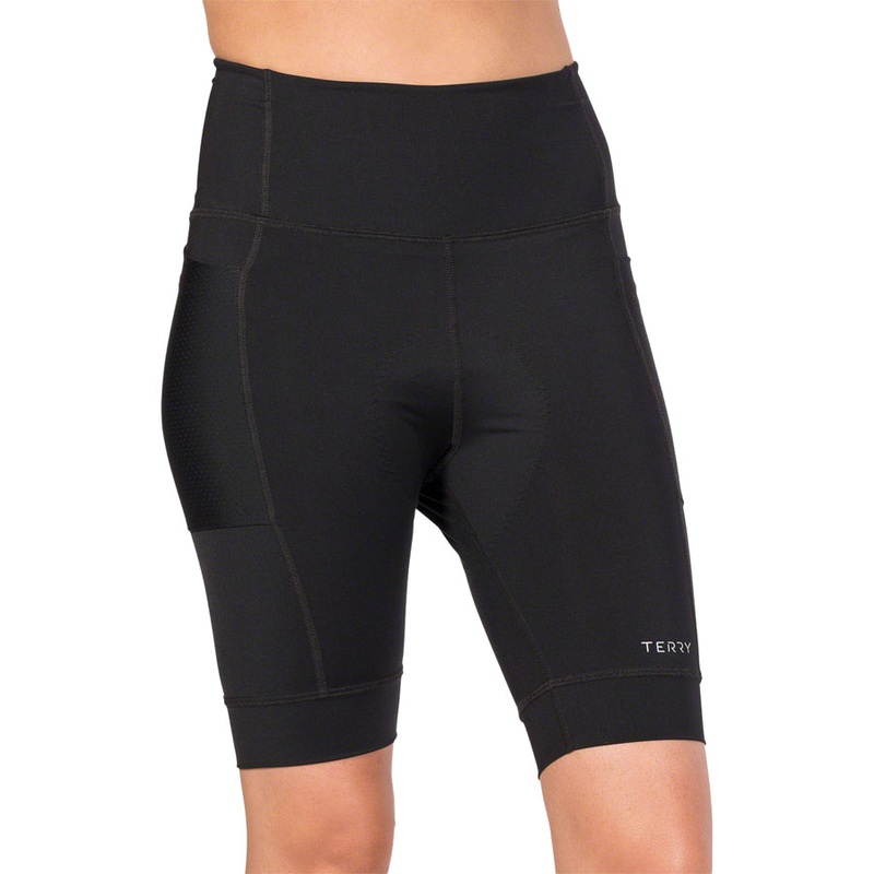 Terry Holster Hi Rise Shorts – Black Small