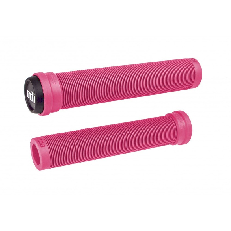 ODI Longneck SLX Flangeless BMX Grips – 160mm – Pink – USA Made