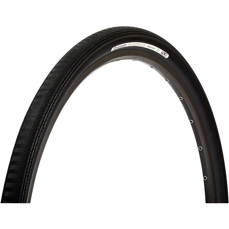 Panaracer GravelKing SS Tire – 700 x 43 Tubeless Folding Black