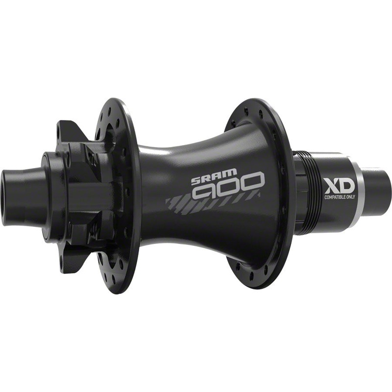 SRAM 900 Rear Hub – QR x 135mm/12 x 142mm, 6-Bolt, XDR, Black, 32H