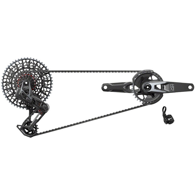 SRAM X0 T-Type Eagle Transmission Groupset – 170mm Crank 32t Chainring AXS POD Controller 10-52t Cassette Rear Derailleur Chain