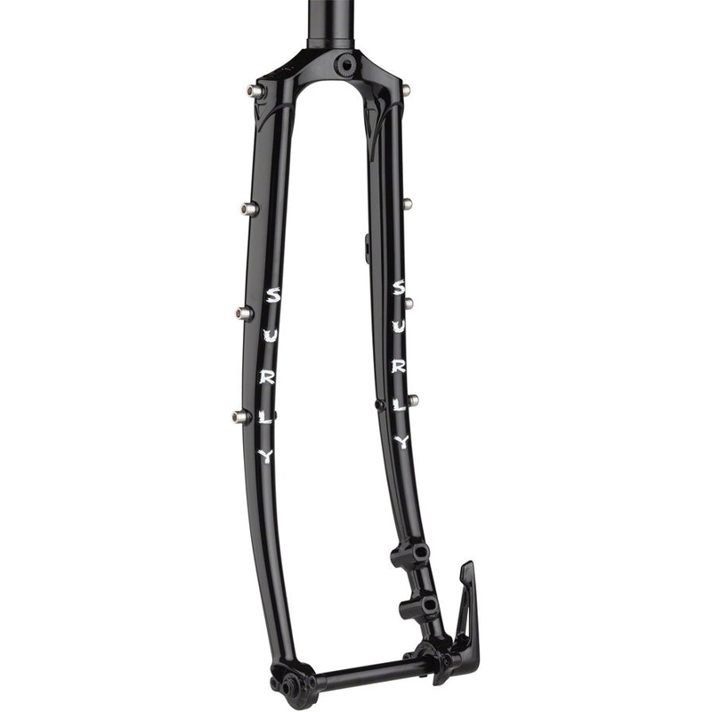 Surly Disc Trucker Fork – 700c 1-1/8″ Straight 100×12 mm Thru-Axle Steel Disc BLK