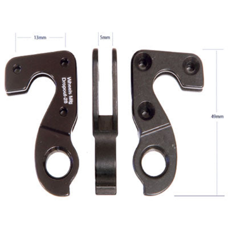 Wmfg Derailleur Hanger #28 – Fits Khs Models Replacement Derailleur Hangers Wheels Mfg. Derailleur