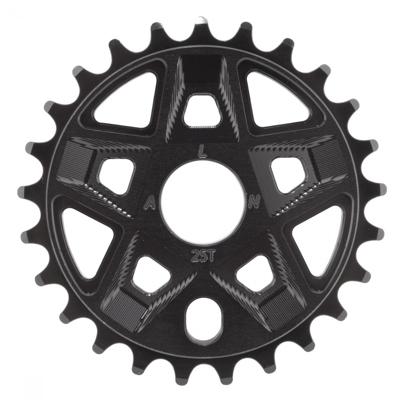 Alienation Pro Raider Chainring 1pc 25T 1/8 Aluminum Black BMX Bike