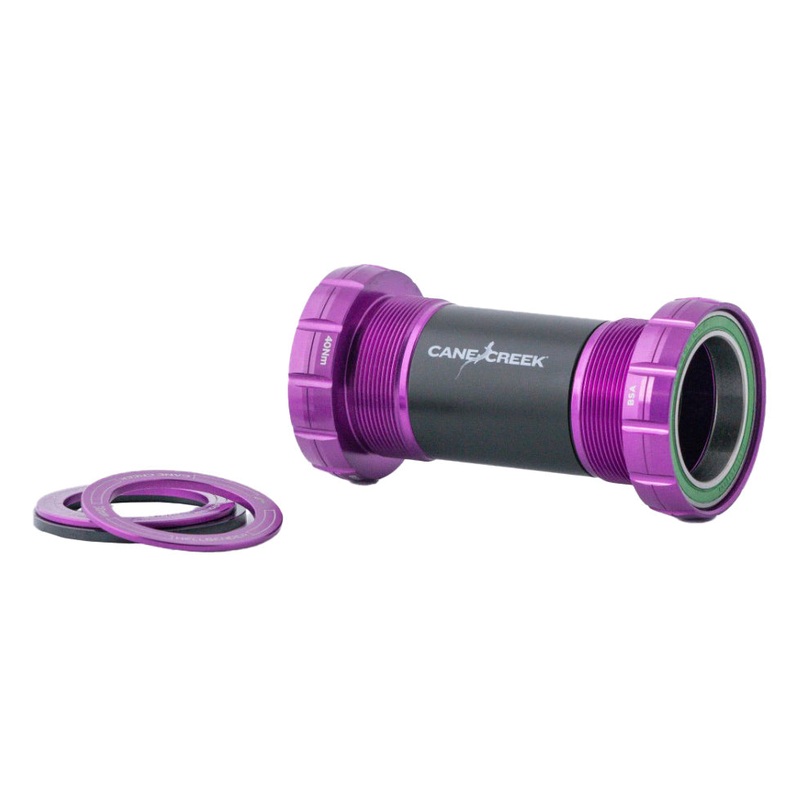 Cane Creek Hellbender 70 Bottom Bracket – English For 30mm Spindle Purple