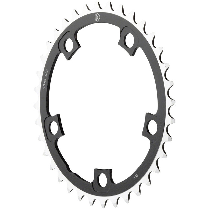 Dimension Multi Speed Chainring – 38T, 110mm BCD, Middle, Black