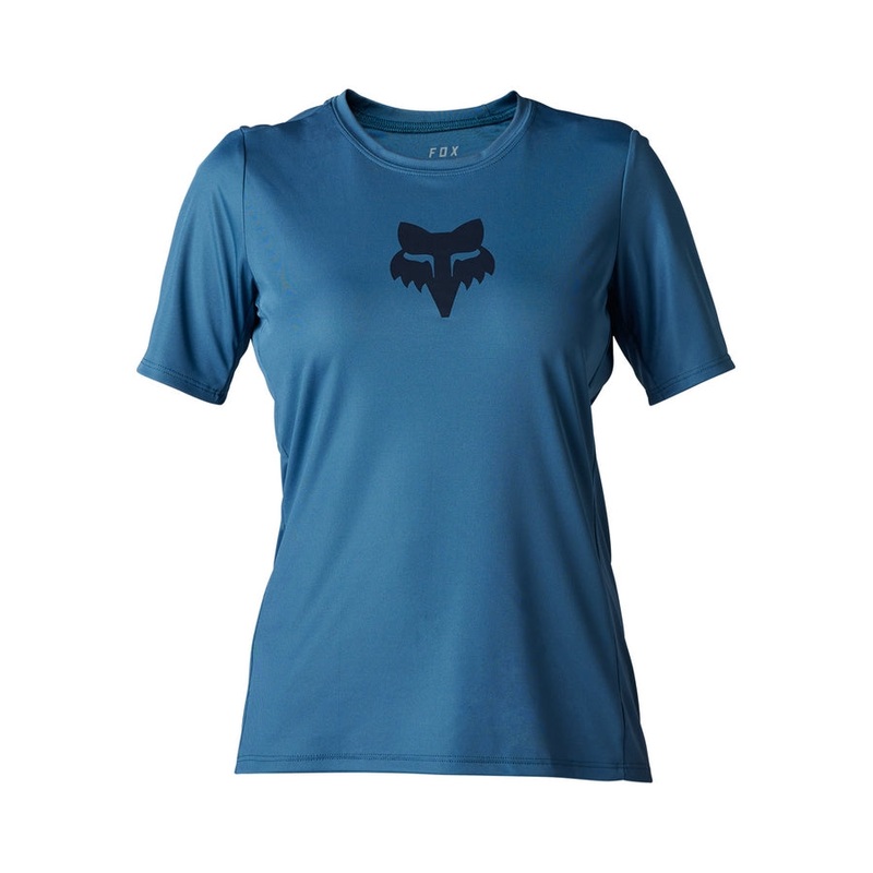 Fox Racing Ranger Short Sleeve MTB Jersey – Foxhead – Womens – Dark Slate