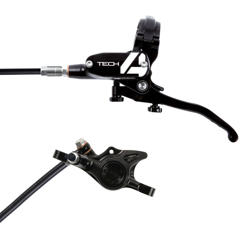 Hope Tech 4 X2 Disc Brake and Lever Set – Front Hydraulic Post Mount Black