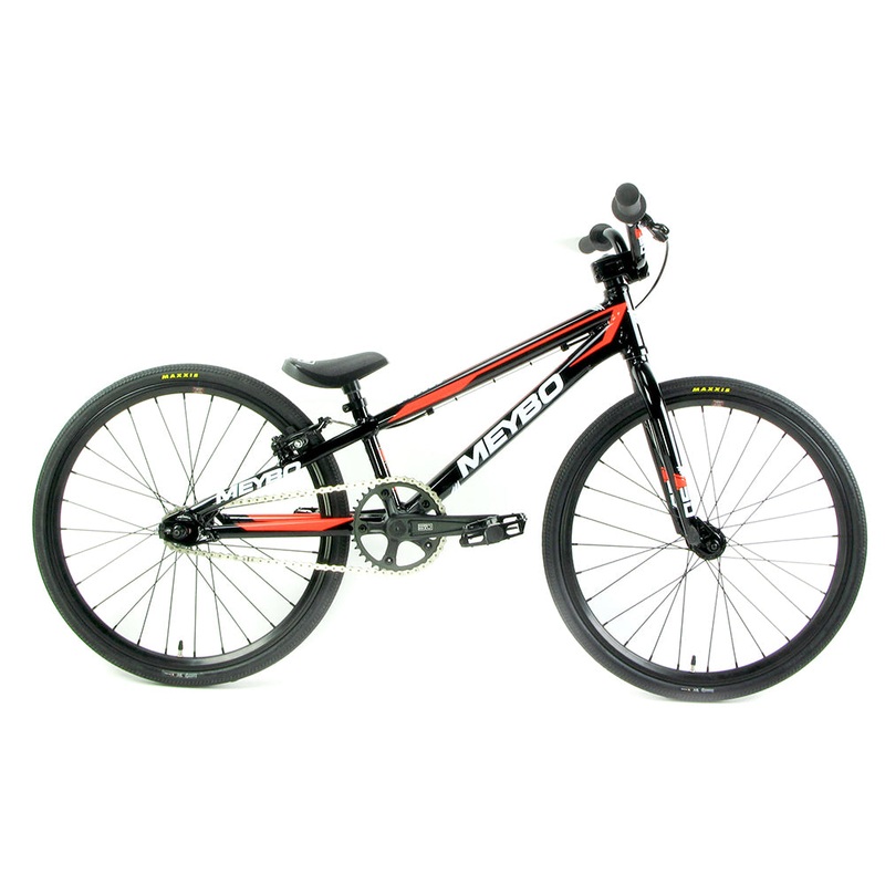 Meybo Clipper Mini BMX Bike-Black/White/Red