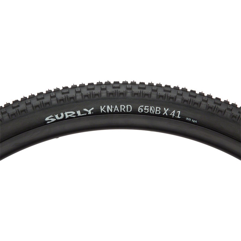 Surly Knard Tire – 650b x 41, Clincher, Wire, Black, 33tpi