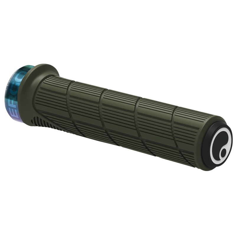 Ergon GD1 Evo Factory Slim Grips – Frozen Moss/Oil Slick Lock-On