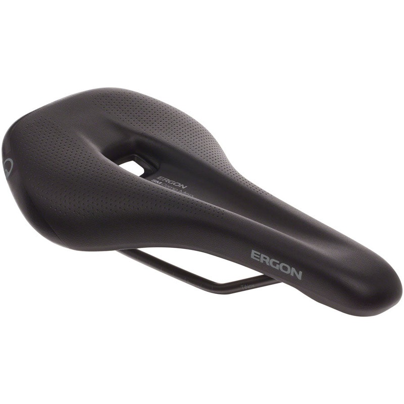 Ergon SM Comp Saddle – Steel, Stealth, Men’s, Small/Medium