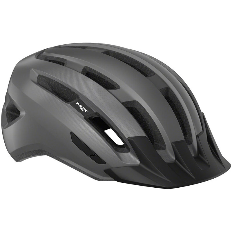 MET Downtown Mips Helmet – Gray Glossy Medium