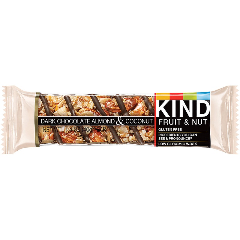 Organic Kind Fruit & Nut Energy Bars  Healthy, Nutritious Snack Pack of 12 with Whole Nuts, Superfood Ingredients & Sustainable Impact