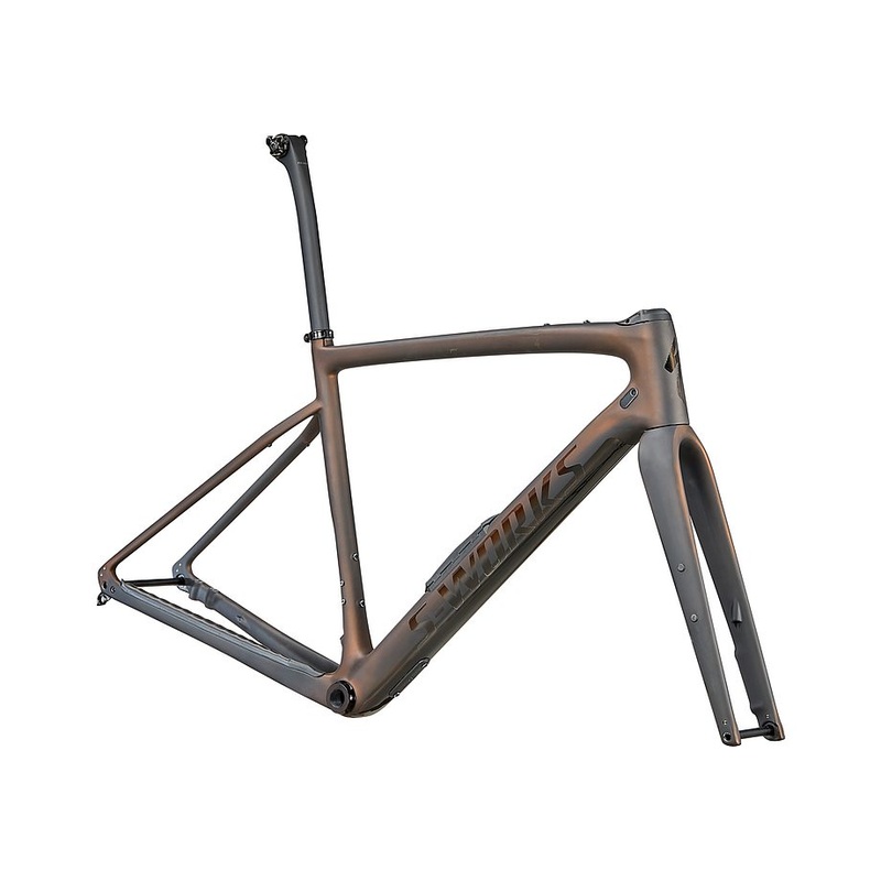 Specialized diverge S-Works frmset satin carbon/color run pearl/chrome/clean 52