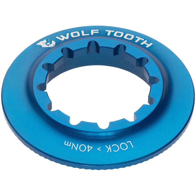 Wolf Tooth Centerlock Rotor Lockring – Internal Splined, Blue