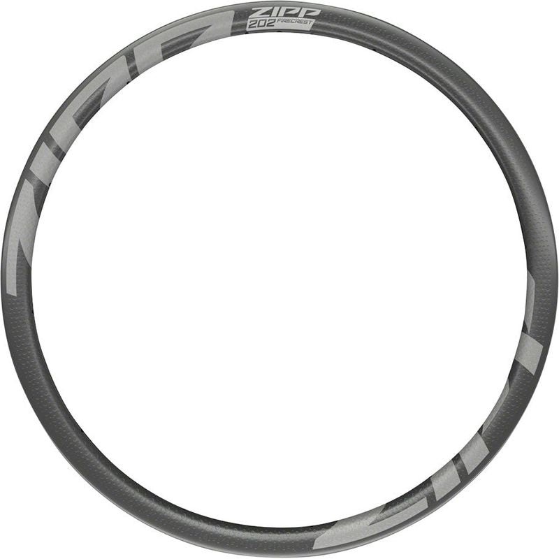 Zipp 202 Firecrest Carbon Rim – 700 Disc Brake Matte Carbon 24H Front/Rear