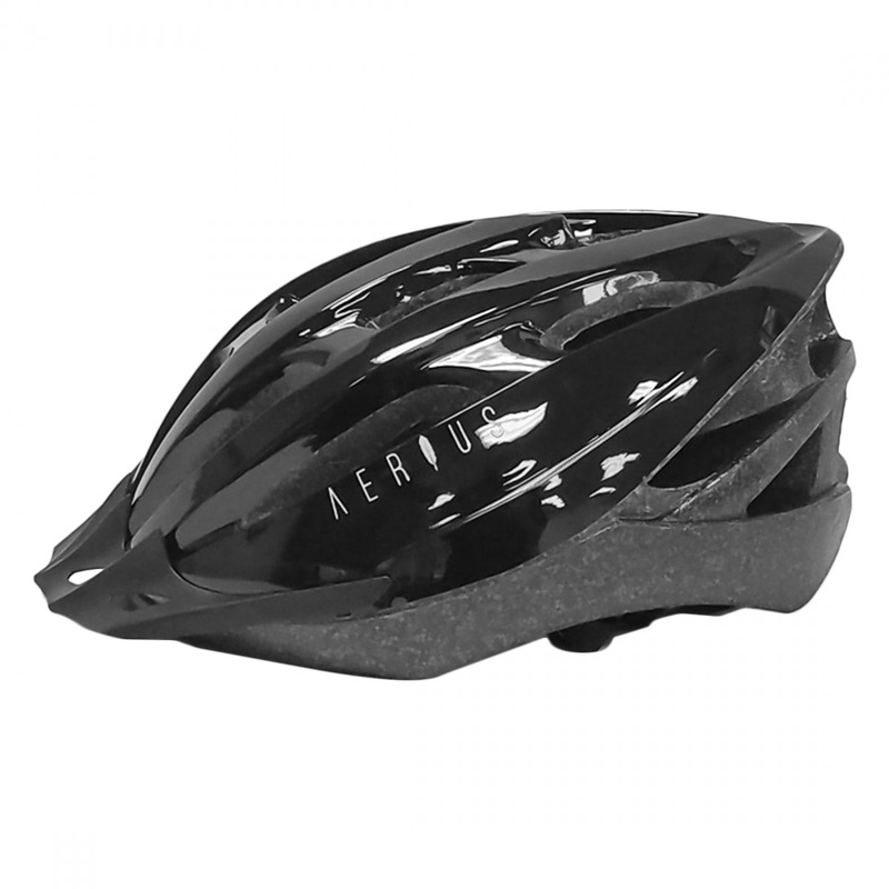 Bike Helmet Aerius V19-Sport All-Purpose In-Mold Head Lock Retention System Black XL