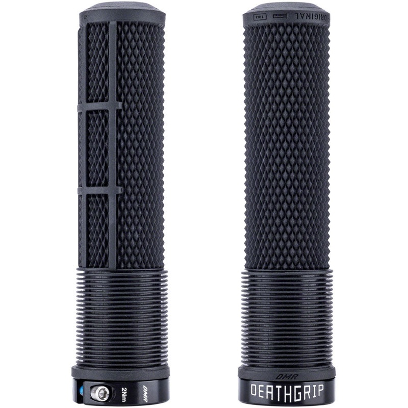 DMR DeathGrip 2 Flangeless Grips – Thin Lock-On Black