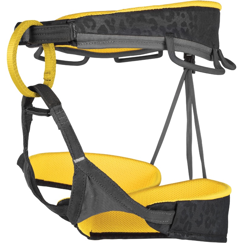 Grivel Trend Harness Leopard – Black S: Stylish and Secure Climbing Gear