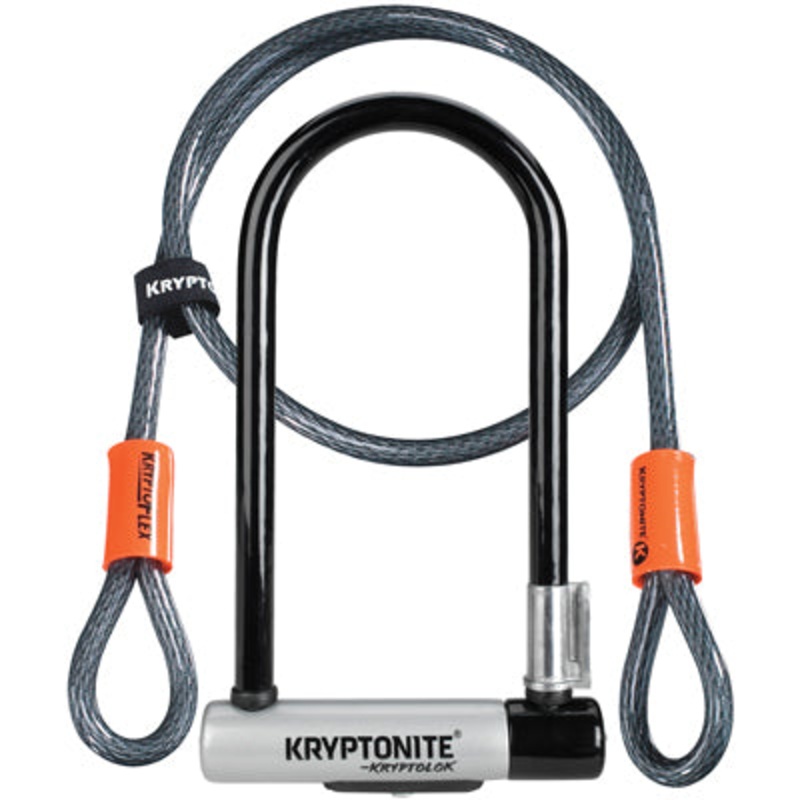 Kryptonite Kryptolk Std + 4′ W/Flx Frm U-Brkt 4X9 Kryptolok Standard W/Flex Kryptonite Locks