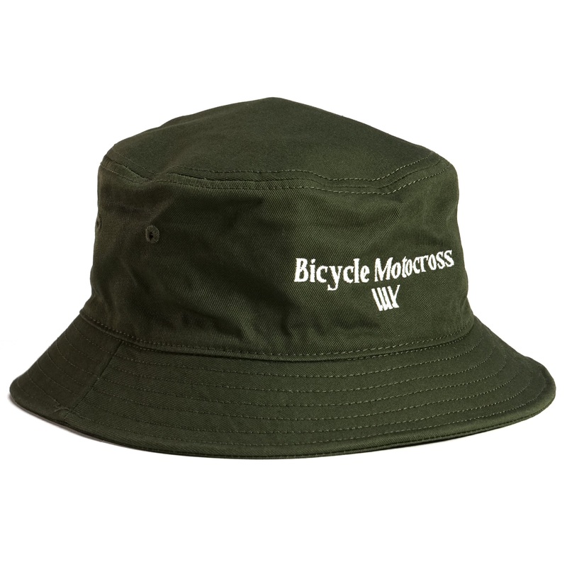 LUXBMX Bicycle Motocross Bucket Hat Olive