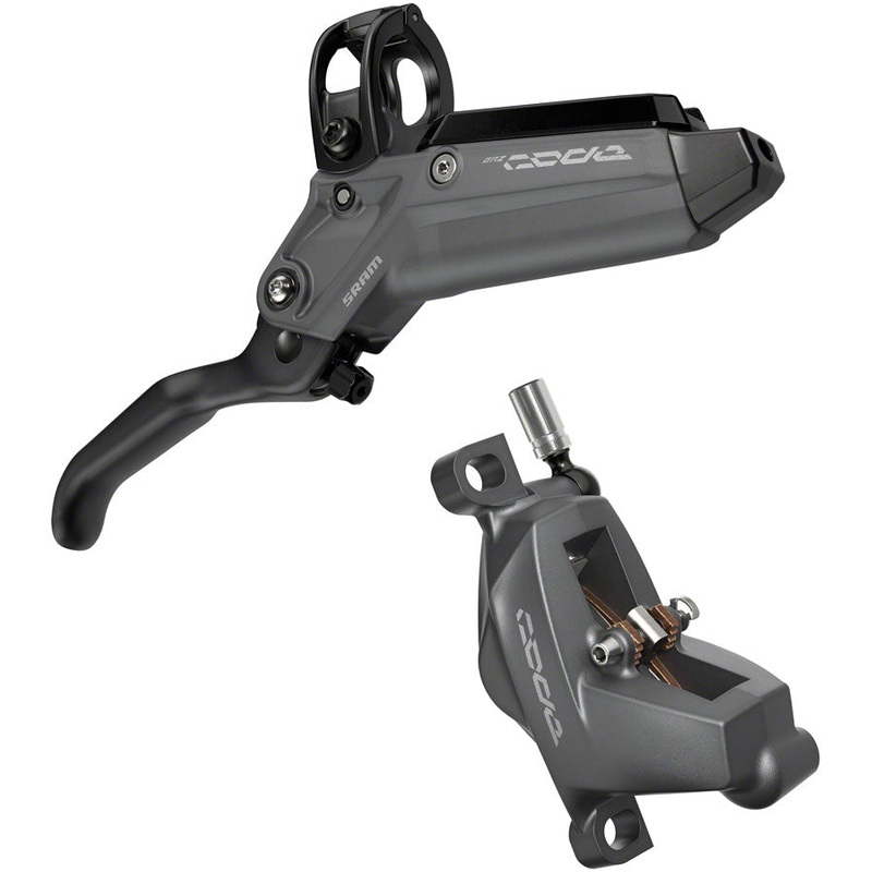 SRAM Code Bronze Stealth Disc Brake Lever – Front Post Mount 4-Piston Aluminum Lever SS Hardware Dark Polar C1