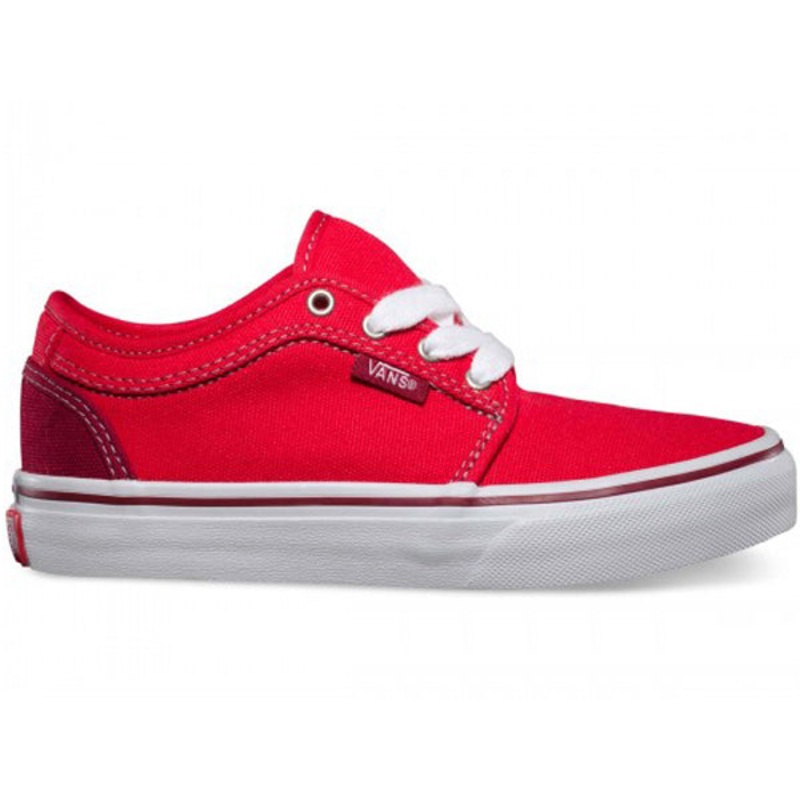 Vans Chukka Low Shoes-Bright Red