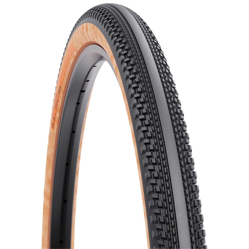 WTB Vulpine S Tire – 700 x 45, TCS Tubeless, Folding, Black/Tan, Light/Fast Rolling, Dual DNA, SG W010-1062
