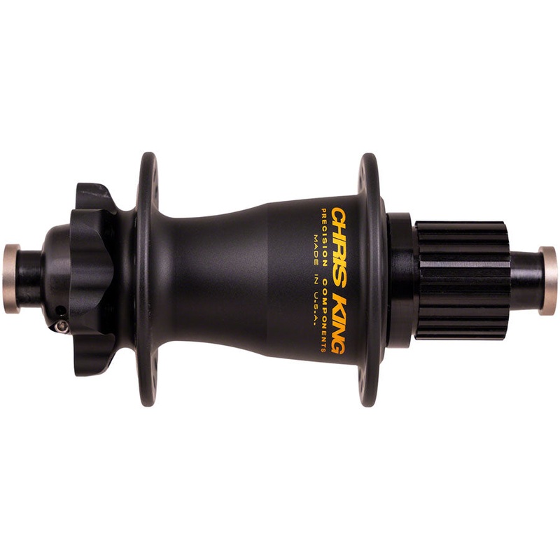 Boost Rear Hub – 12 x 148mm 6-Bolt MicroSpline Matte BLK/Gold 32H