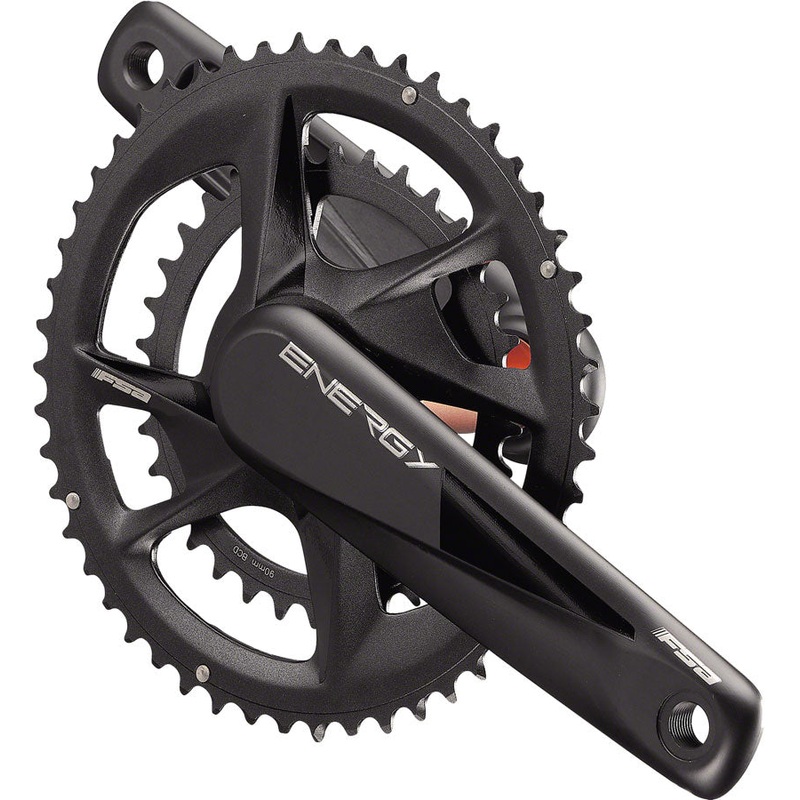 Full Speed Ahead Energy Modular Crankset – 170mm, 11/12-Speed, 46/30t, Direct Mount/90mm  BCD, 386 EVO Spindle Interface, Black