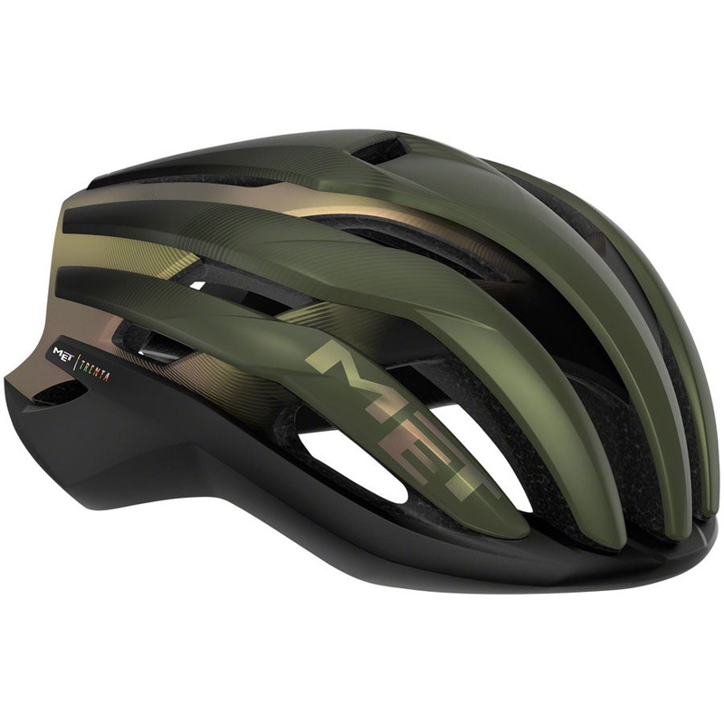 MET Trenta MIPS Helmet – Olive Iridescent Matte Medium