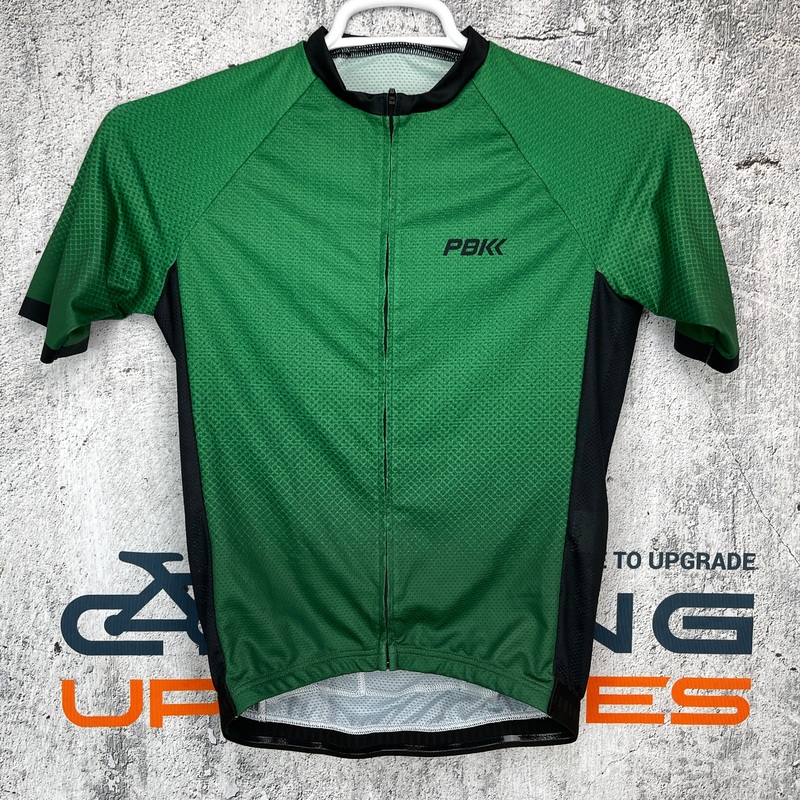 New! PBK Crux Jersey Men’s Small Green Cycling Jersey