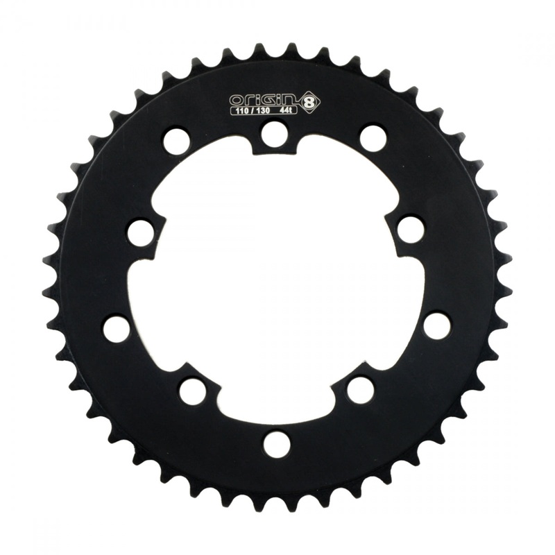 Origin8 Single Speed Chainring 44T 110mm/130mm 5-bolt Alloy Black