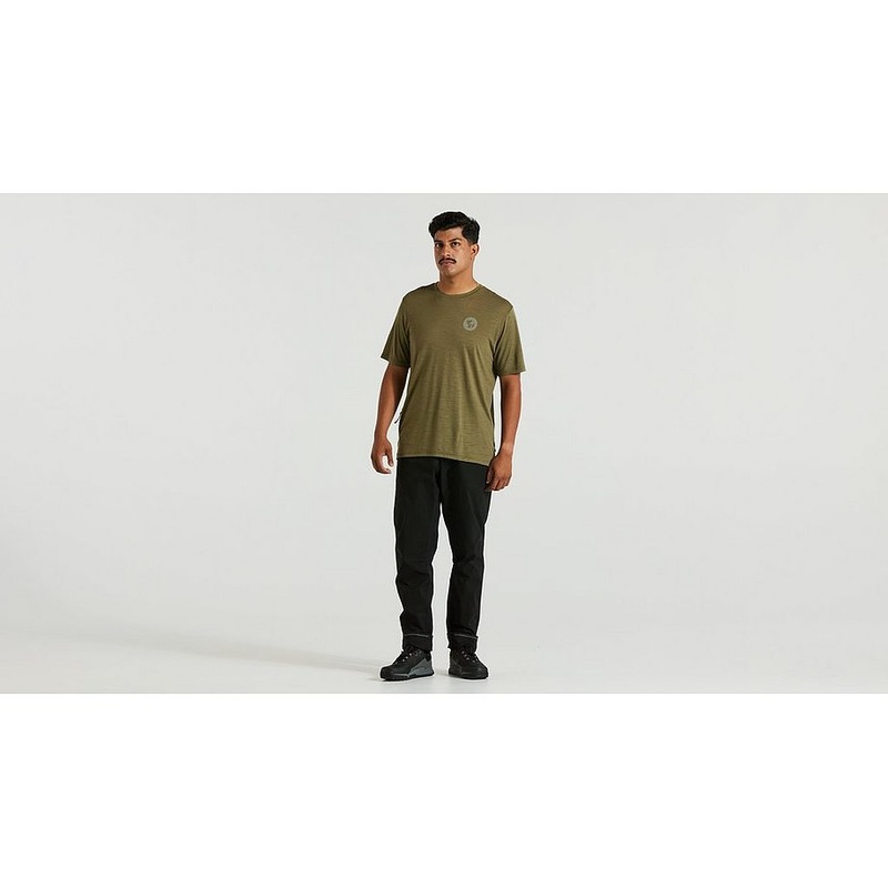 Specialized s/f wool tee ss men green m