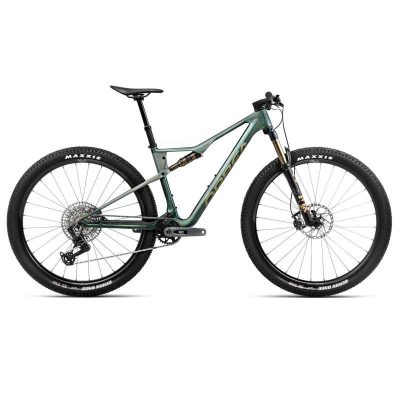 2025 Orbea OIZ M10 AXS XC MTB BIKES – Medium, Seaweed Carbon View (Gloss) – Spaceship Green (Matte)