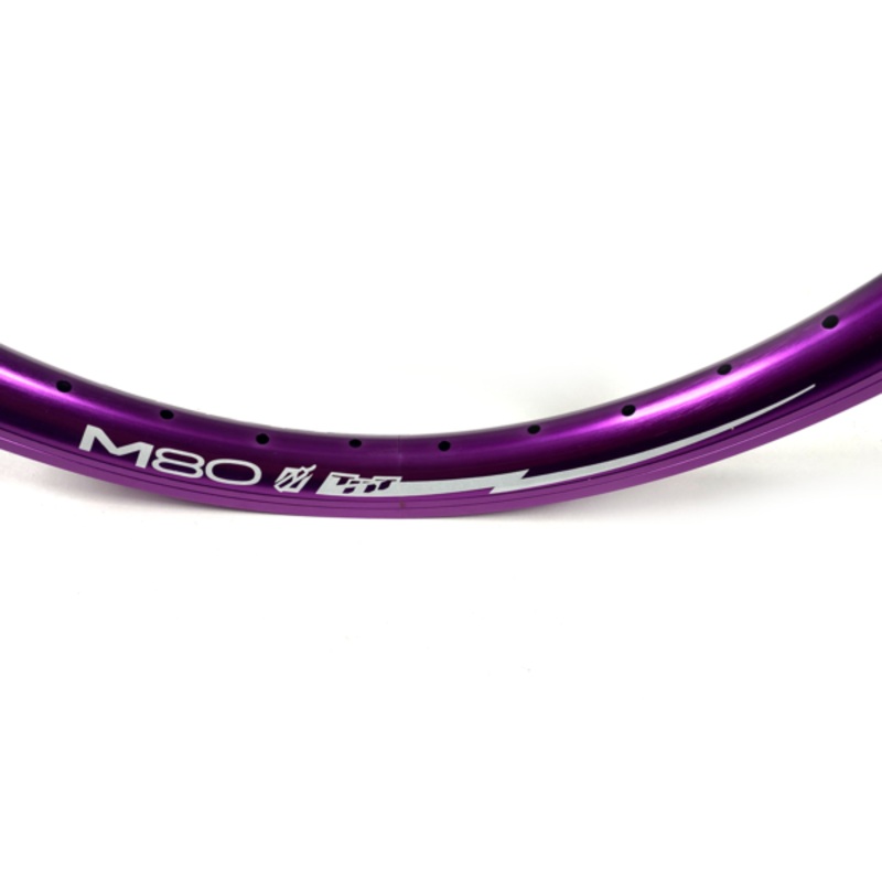 24″ (507mm) TNT M80X Double Wall Rim – 28H – Purple Anodized