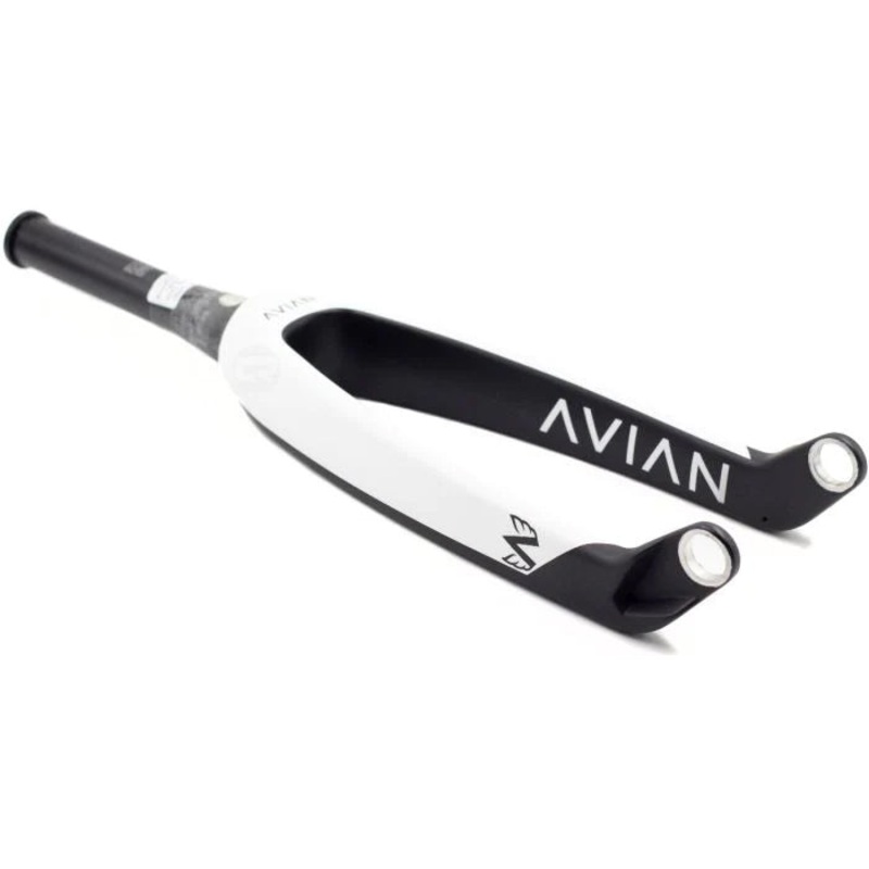 Avian Versus Pro Tapered Carbon BMX Race Fork-24″-1 1/8-1.5″-Matte White