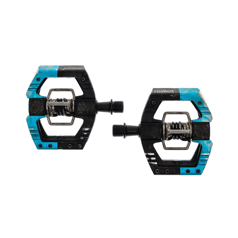 CrankBrothers Mallet E Pedals Clipless Black/Blue