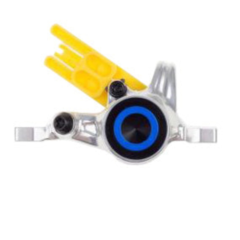 Magura MT8/MT6/MT Trail SL Disc Brake Caliper – Rear, Post Mount, 2-Piston, Chrome/Blue