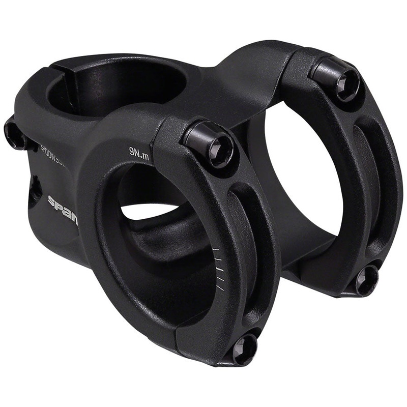 Spank Spoon 318 Stem – 43mm, 31.8 Clamp, +/-0, Black