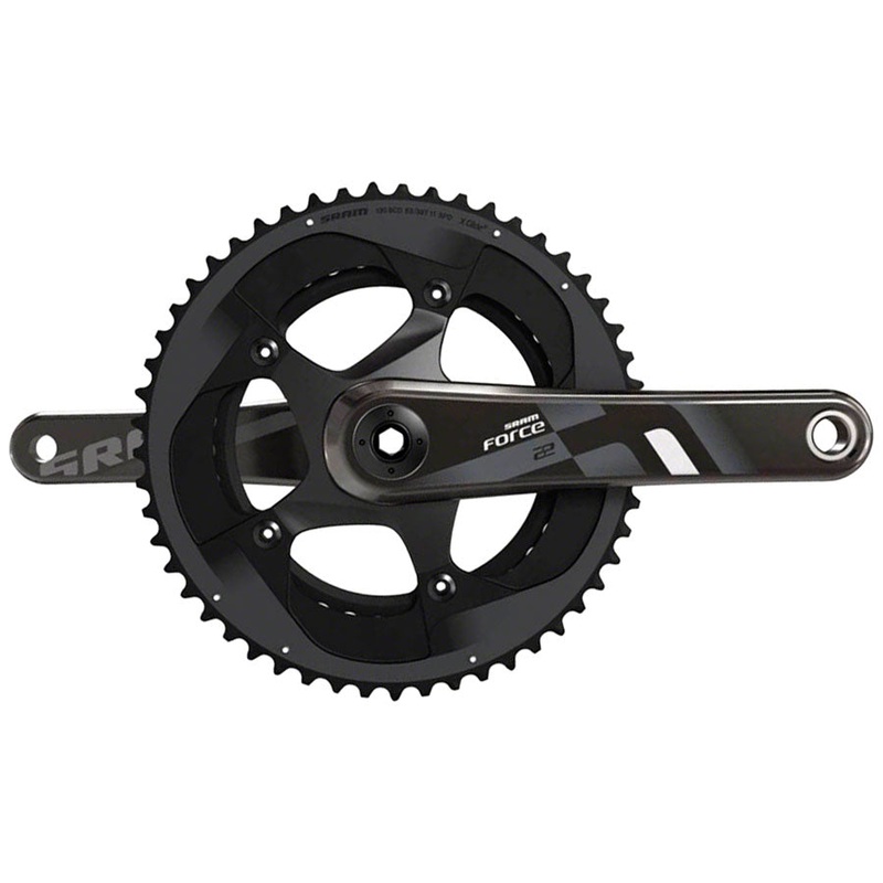 SRAM Force 22 Exogram Crankset – 170mm 11-Speed 50/34t 110 BCD BB30/PF30 Spindle Interface BLK