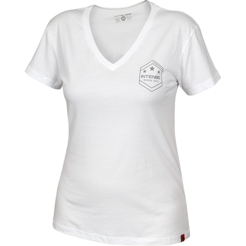 Women’s Army White V-Neck Tee