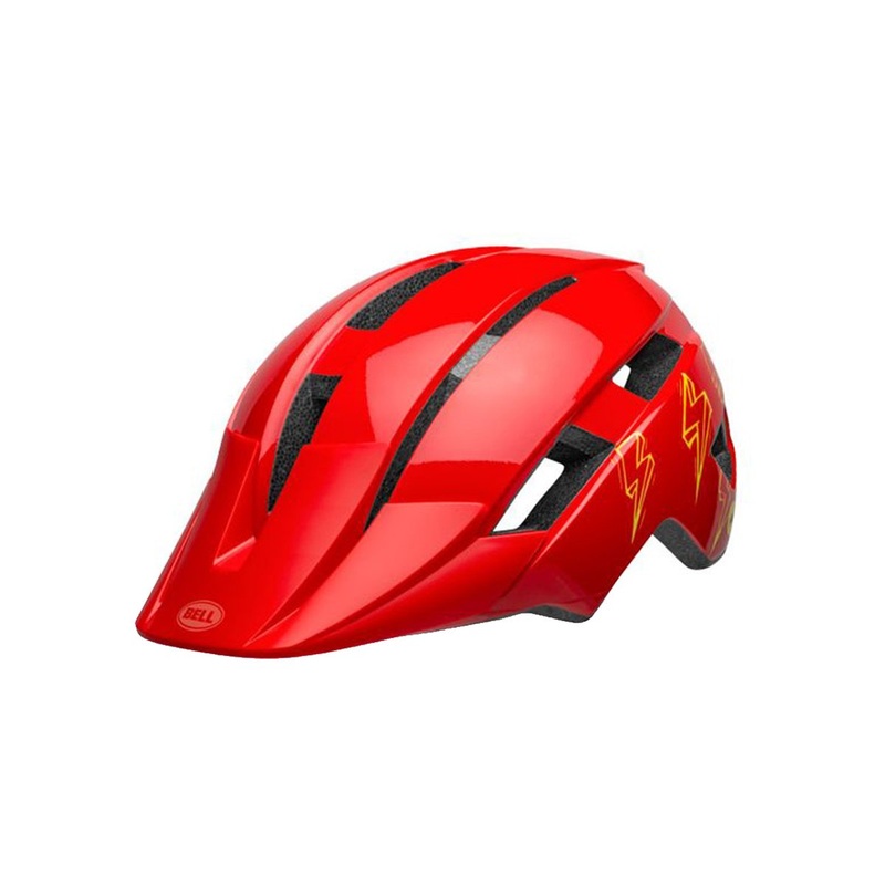 Bell Sidetrack II MTB Helmet – Child – Red Bolts